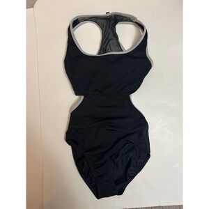 Ballet black leotards size P back cut out